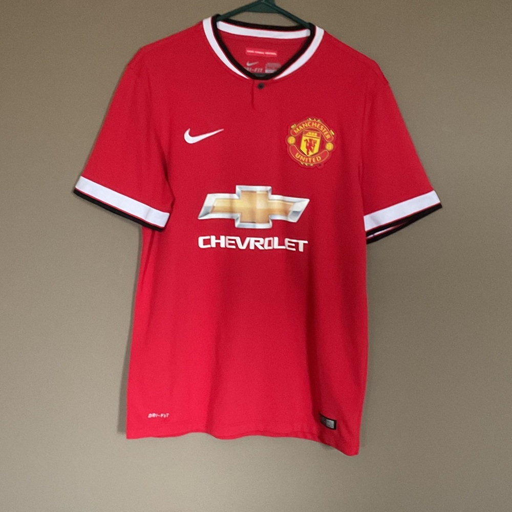 Nike Red Manchester United Jersey 2014/2015 home football shirt